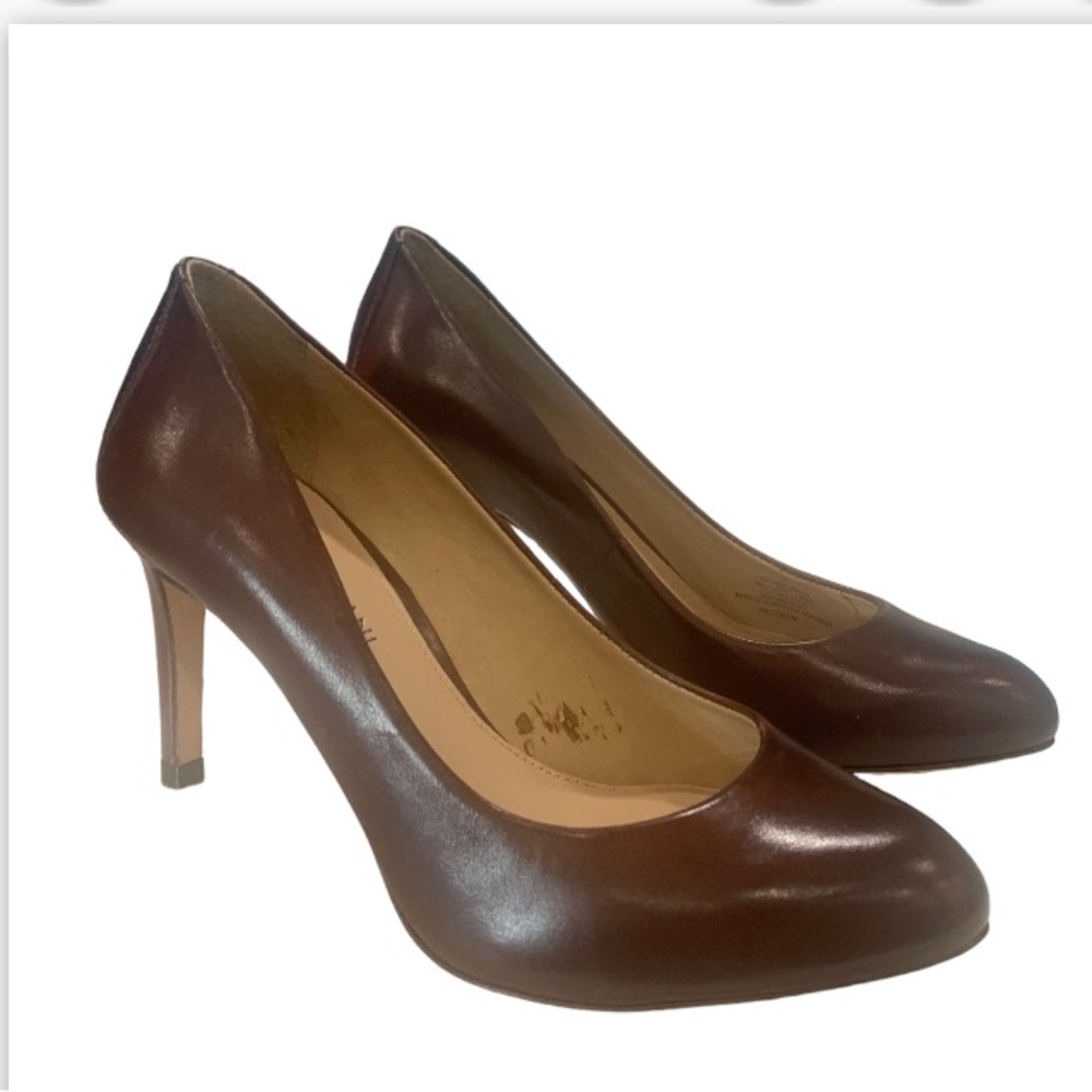 Antonio Melani PATON Dark Sepia Pointy Toes Brown pumps Shoes sze 7M in box